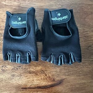 Harbinger Women's Black Half-Finger Training Gloves